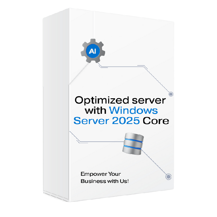 Optimised Server with Windows Server 2025 Core | Minimal Cloud VM