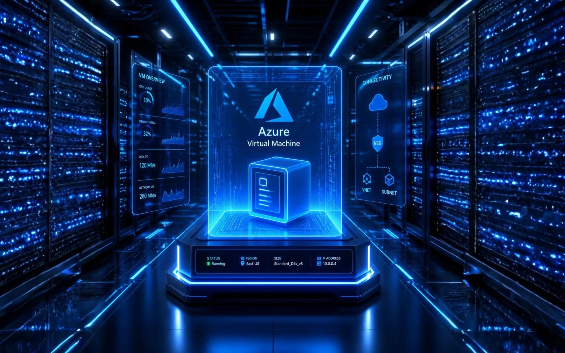 Azure virtual machine infrastructure
